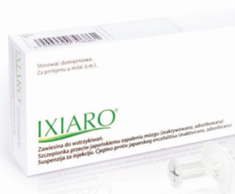Image of IXIARO packaging