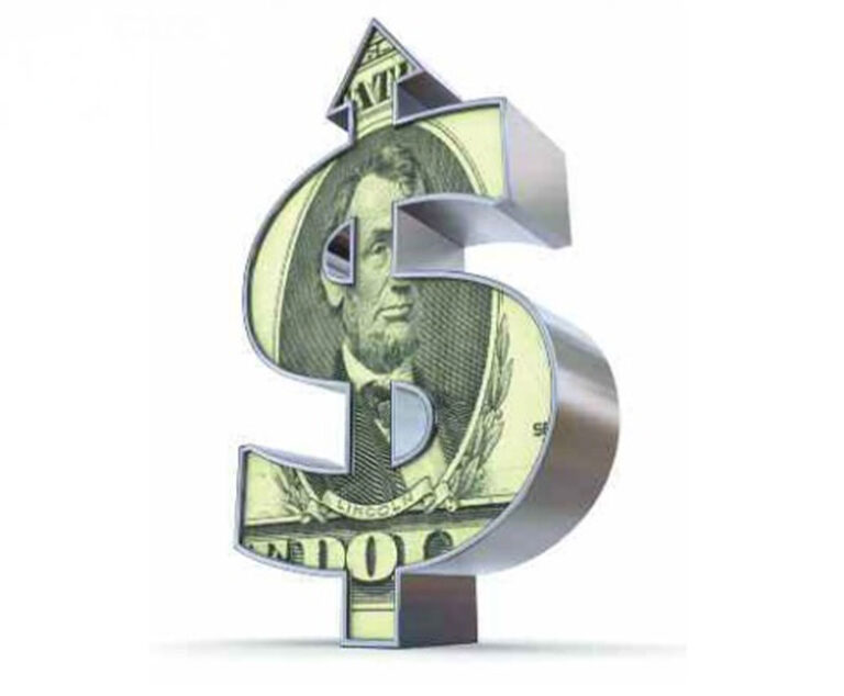 Image of a dollar sign with a dollar bill superimposed in it