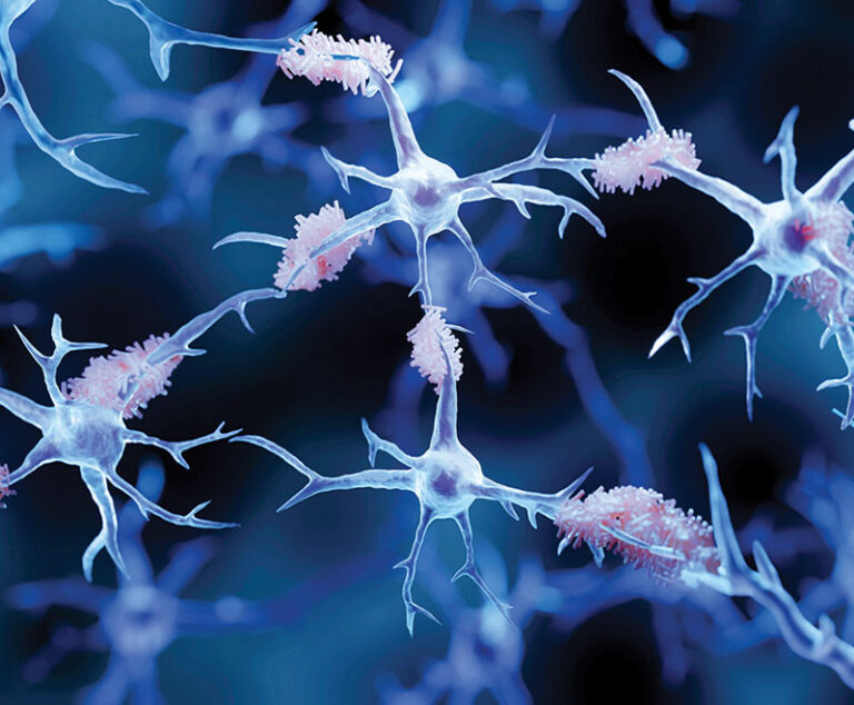 Concept image of brain synapses.